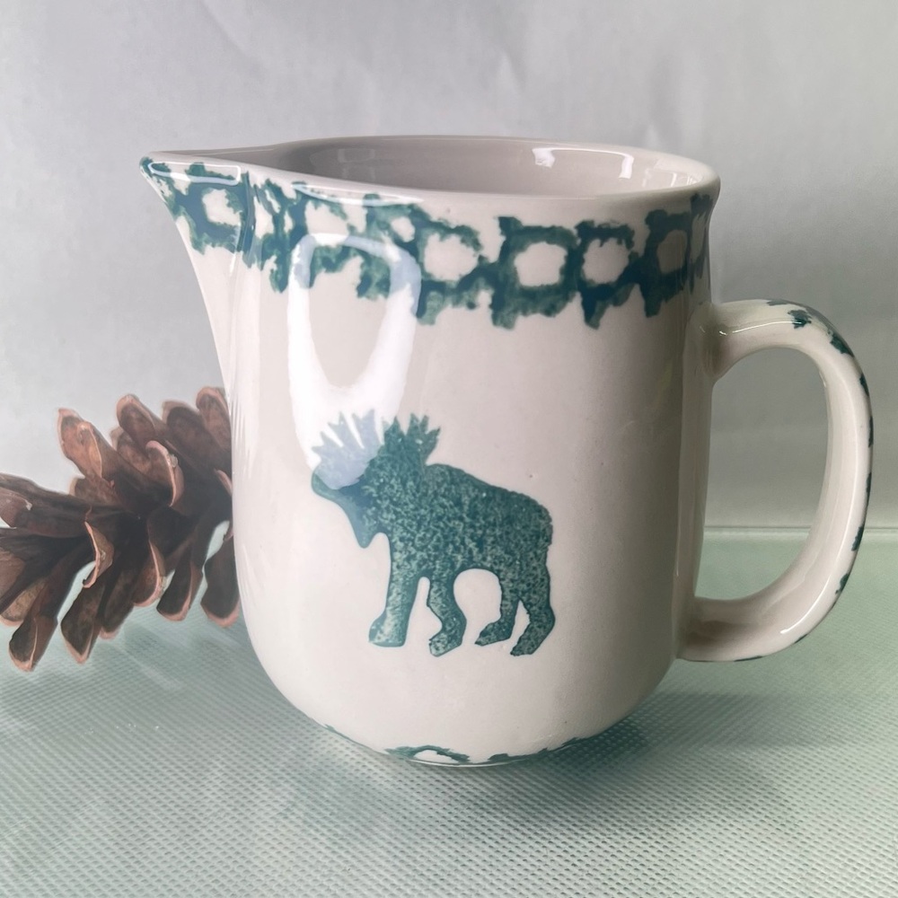 Vintage Tinshan Moose Creamer | Country Folkcraft Stoneware